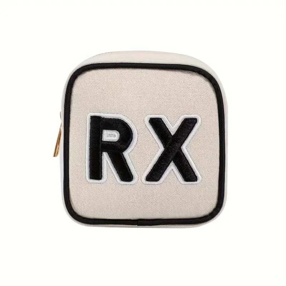 RX Medicine Bag Storage Organizer Travel Toiletry Case Small